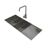 1000*450*220 1.2mm 316 Stainless Steel kitchen sink bowls under topmount laundry